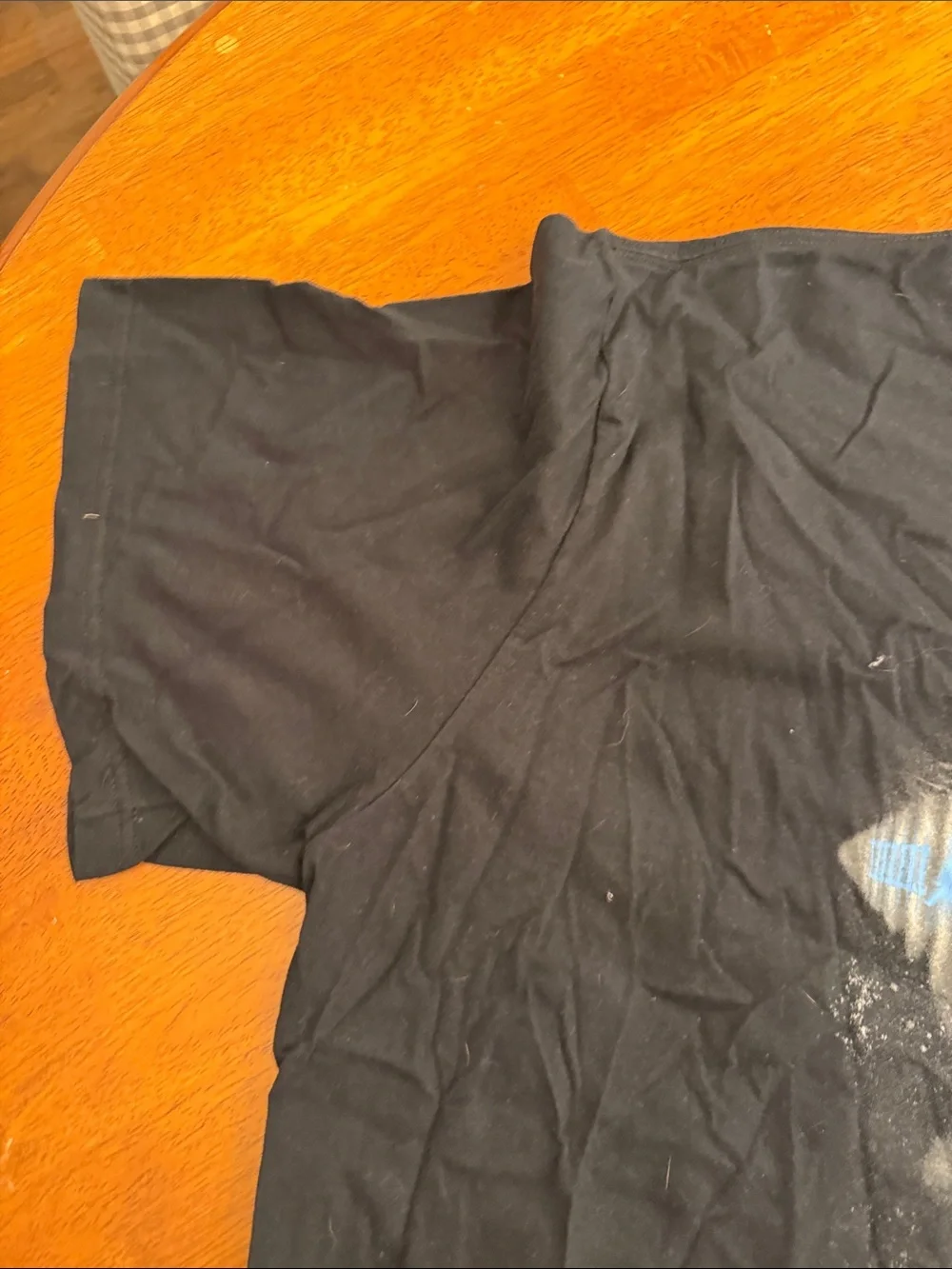 Jordan Black T‑Shirt with White and Blue Graphic xxxl